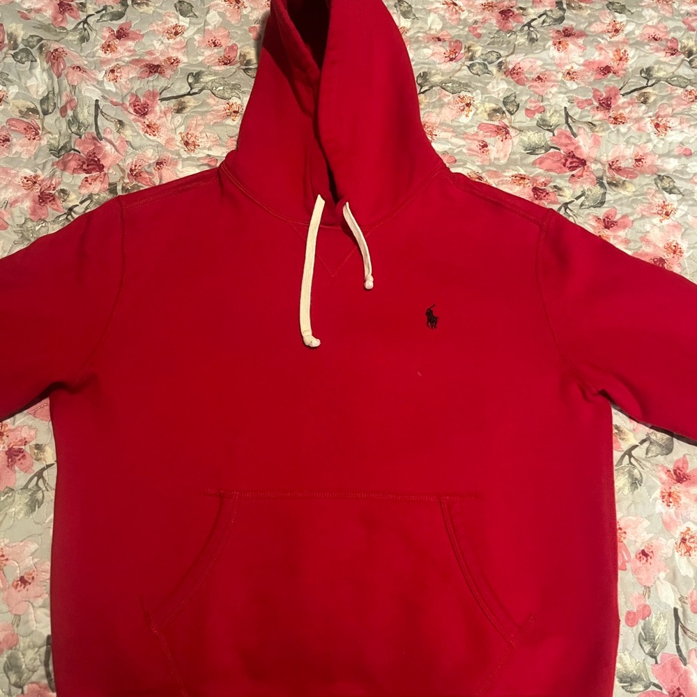 Ralph Lauren Red Hoodie Sweater